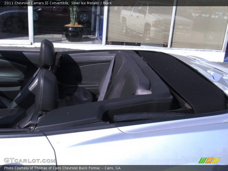 Silver Ice Metallic / Black 2011 Chevrolet Camaro SS Convertible