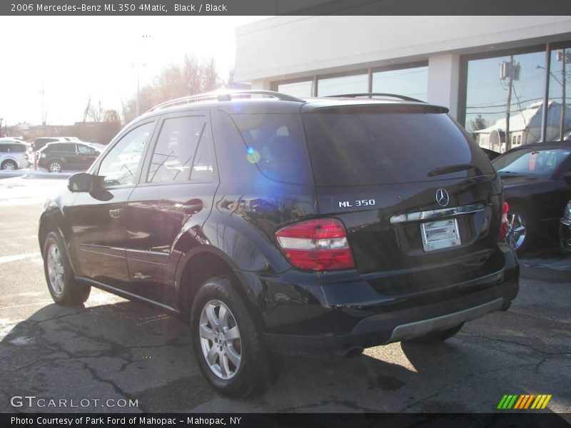 Black / Black 2006 Mercedes-Benz ML 350 4Matic