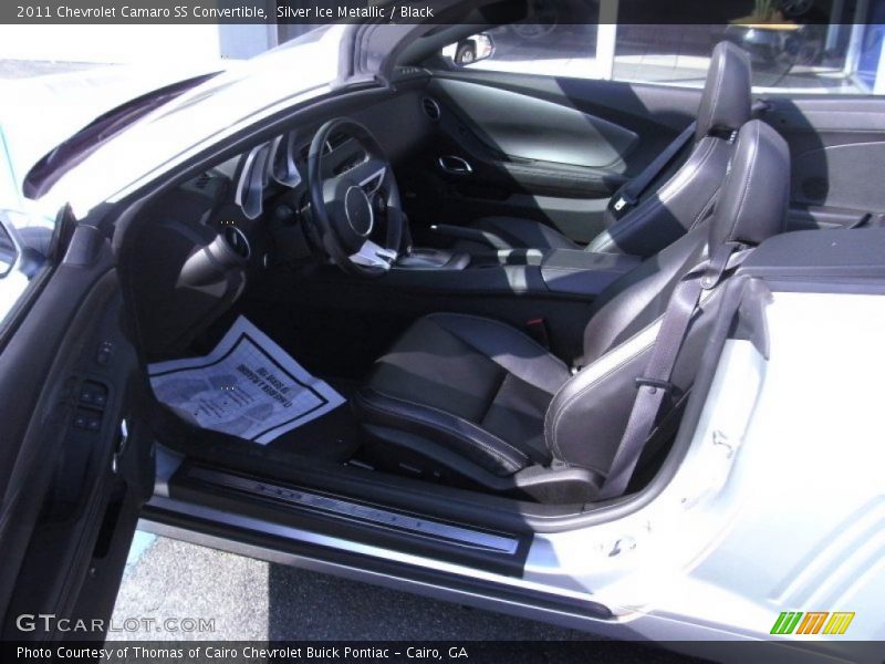  2011 Camaro SS Convertible Black Interior