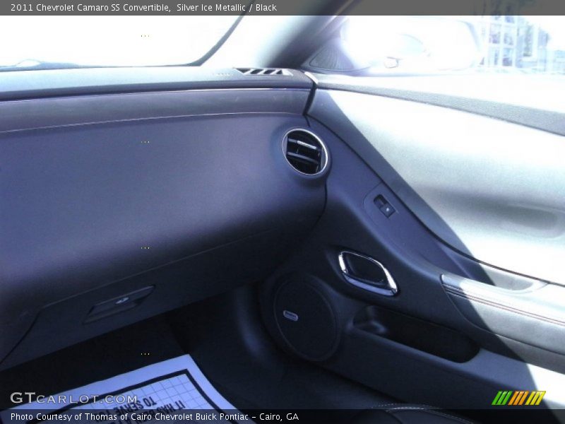 Silver Ice Metallic / Black 2011 Chevrolet Camaro SS Convertible