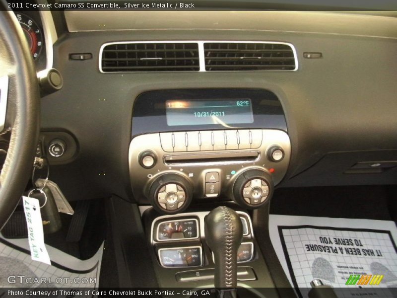 Silver Ice Metallic / Black 2011 Chevrolet Camaro SS Convertible
