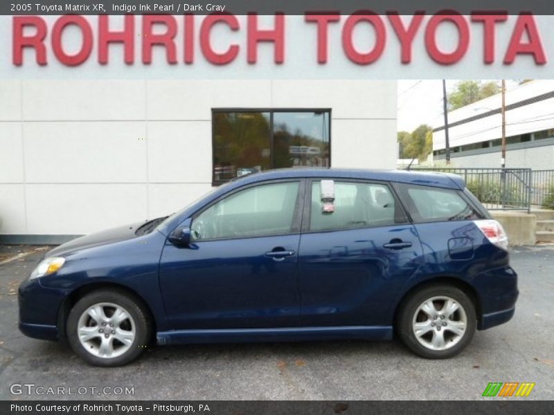 Indigo Ink Pearl / Dark Gray 2005 Toyota Matrix XR