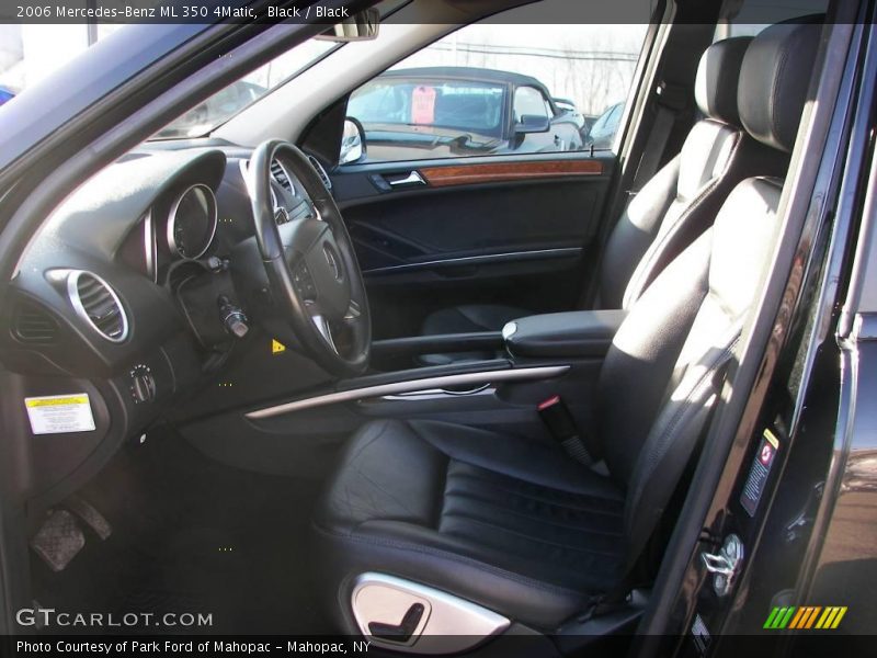 Black / Black 2006 Mercedes-Benz ML 350 4Matic