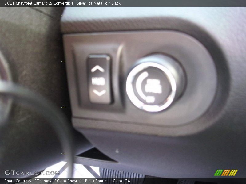 Silver Ice Metallic / Black 2011 Chevrolet Camaro SS Convertible