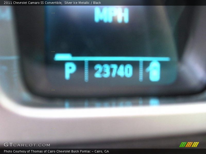 Silver Ice Metallic / Black 2011 Chevrolet Camaro SS Convertible