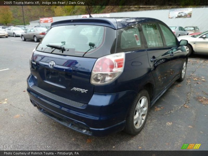 Indigo Ink Pearl / Dark Gray 2005 Toyota Matrix XR