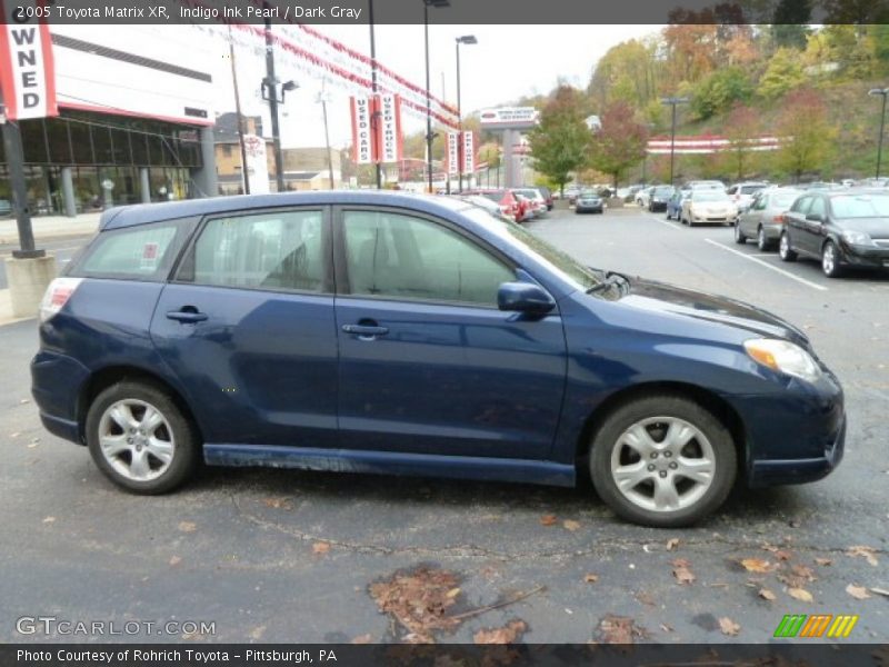 Indigo Ink Pearl / Dark Gray 2005 Toyota Matrix XR
