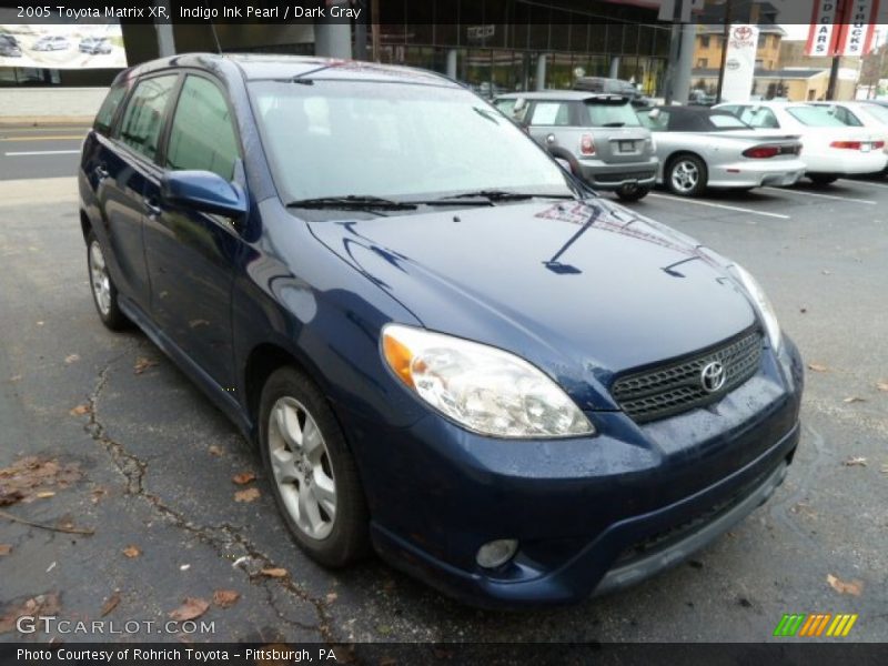 Indigo Ink Pearl / Dark Gray 2005 Toyota Matrix XR