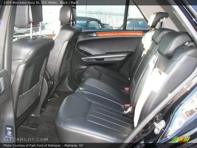 Black / Black 2006 Mercedes-Benz ML 350 4Matic