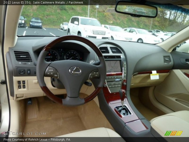 Dashboard of 2012 ES 350