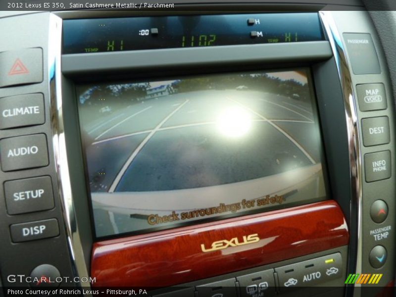 Satin Cashmere Metallic / Parchment 2012 Lexus ES 350