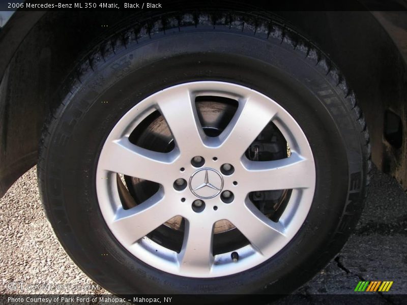 Black / Black 2006 Mercedes-Benz ML 350 4Matic