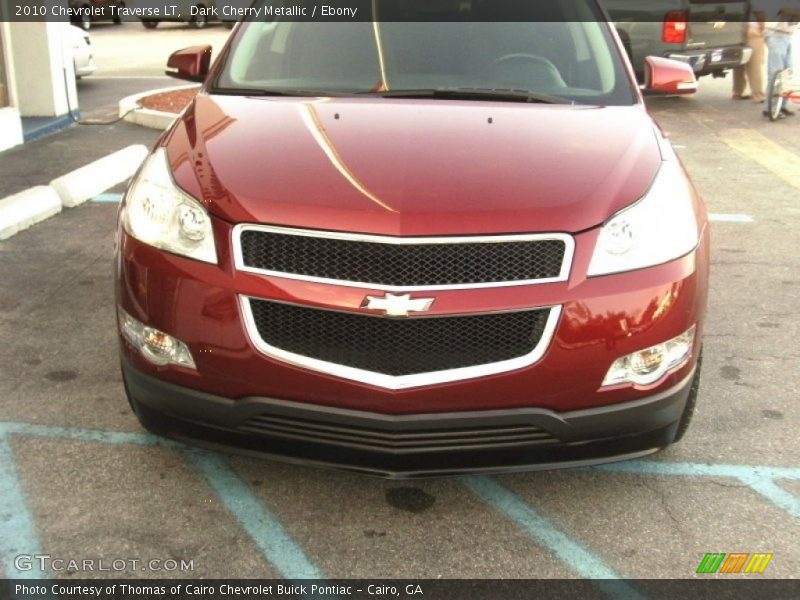 Dark Cherry Metallic / Ebony 2010 Chevrolet Traverse LT