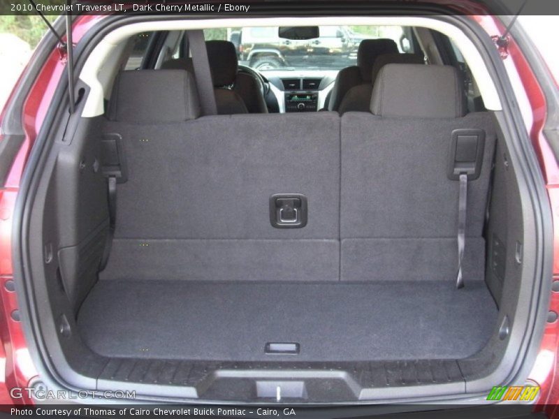 Dark Cherry Metallic / Ebony 2010 Chevrolet Traverse LT