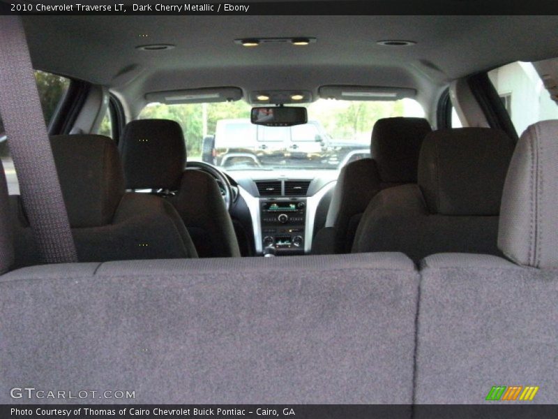 Dark Cherry Metallic / Ebony 2010 Chevrolet Traverse LT