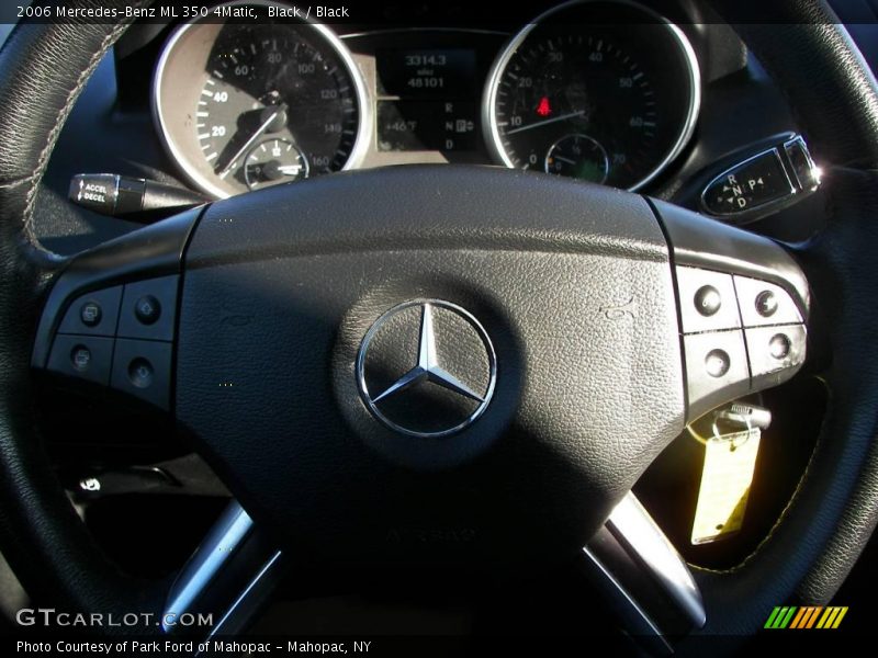 Black / Black 2006 Mercedes-Benz ML 350 4Matic