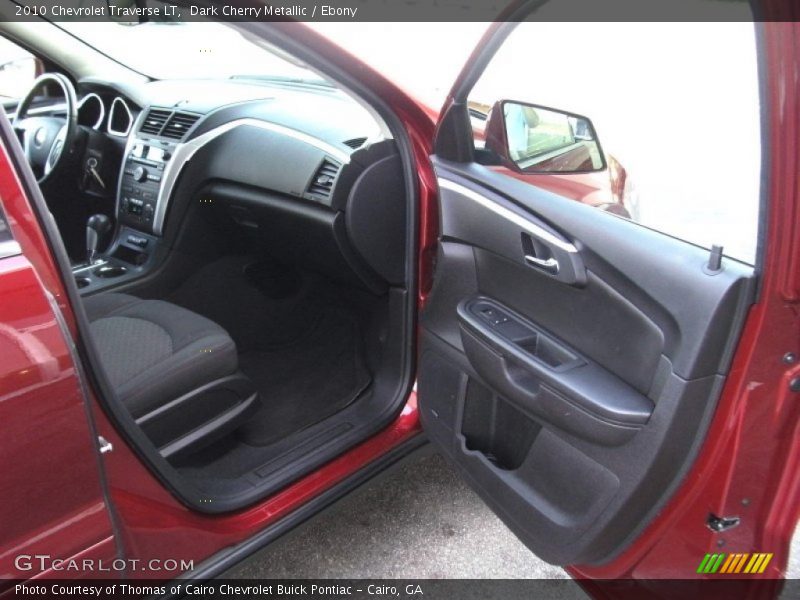 Dark Cherry Metallic / Ebony 2010 Chevrolet Traverse LT