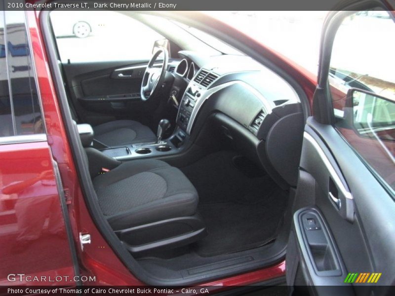 Dark Cherry Metallic / Ebony 2010 Chevrolet Traverse LT