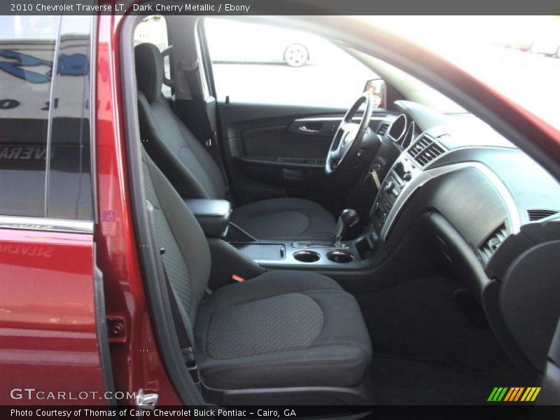 Dark Cherry Metallic / Ebony 2010 Chevrolet Traverse LT