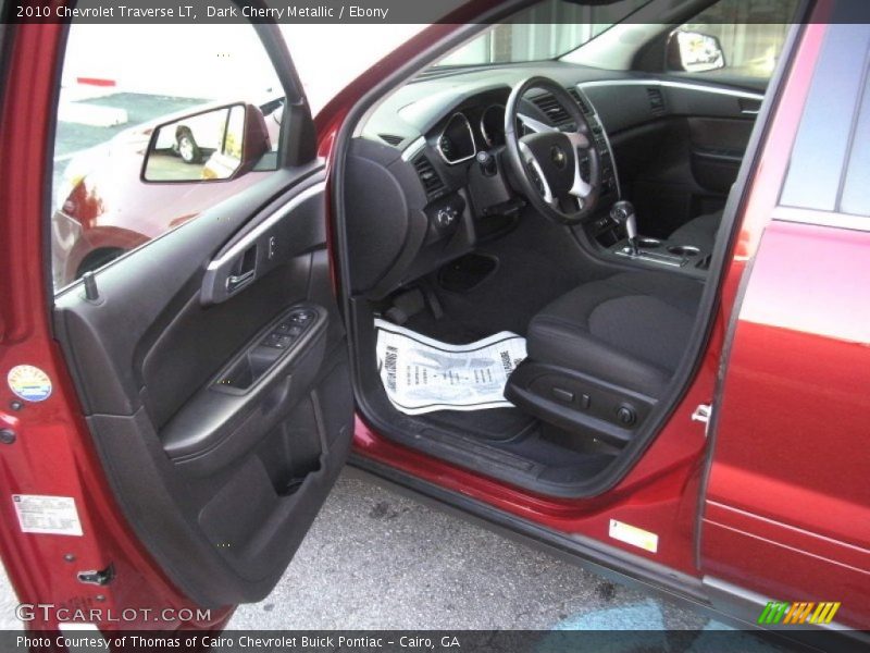 Dark Cherry Metallic / Ebony 2010 Chevrolet Traverse LT