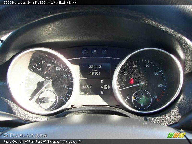 Black / Black 2006 Mercedes-Benz ML 350 4Matic