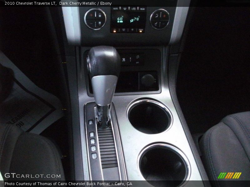 Dark Cherry Metallic / Ebony 2010 Chevrolet Traverse LT