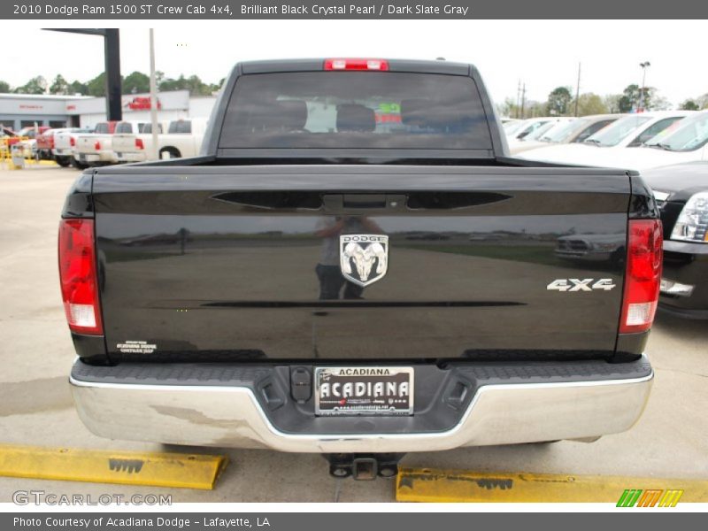 Brilliant Black Crystal Pearl / Dark Slate Gray 2010 Dodge Ram 1500 ST Crew Cab 4x4