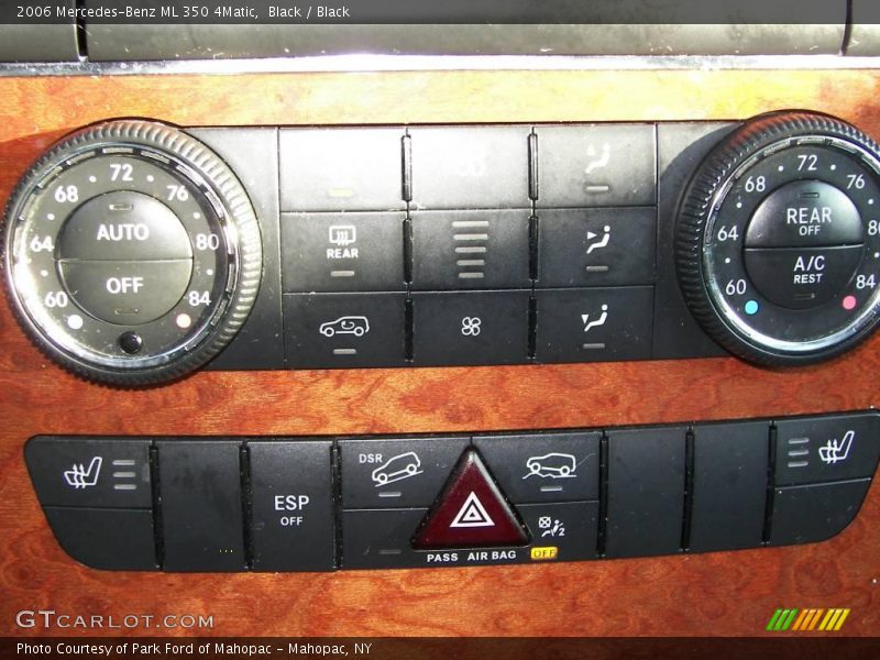 Black / Black 2006 Mercedes-Benz ML 350 4Matic