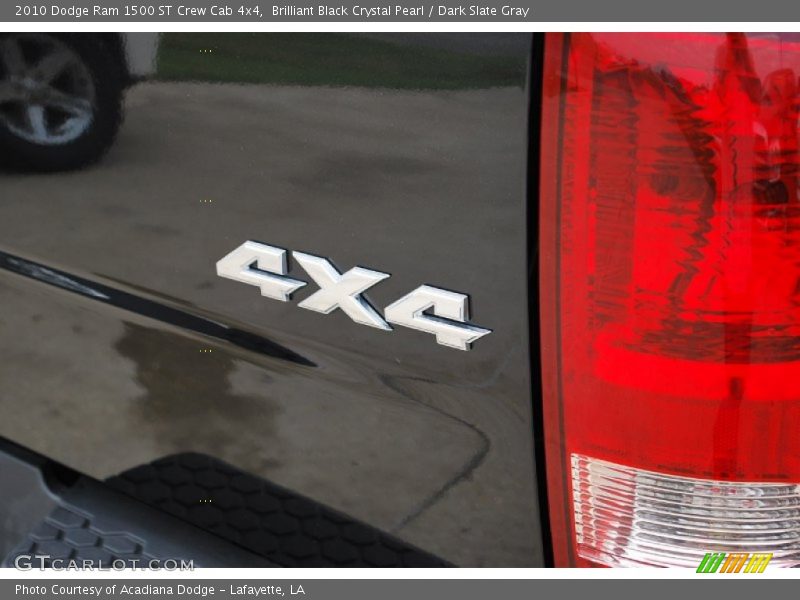 Brilliant Black Crystal Pearl / Dark Slate Gray 2010 Dodge Ram 1500 ST Crew Cab 4x4