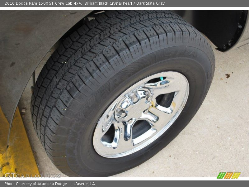 Brilliant Black Crystal Pearl / Dark Slate Gray 2010 Dodge Ram 1500 ST Crew Cab 4x4