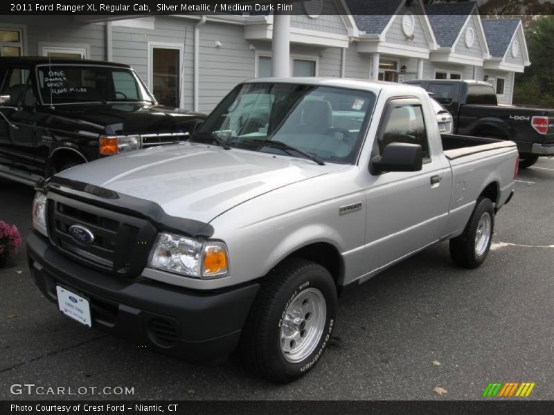 Silver Metallic / Medium Dark Flint 2011 Ford Ranger XL Regular Cab