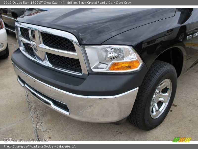 Brilliant Black Crystal Pearl / Dark Slate Gray 2010 Dodge Ram 1500 ST Crew Cab 4x4
