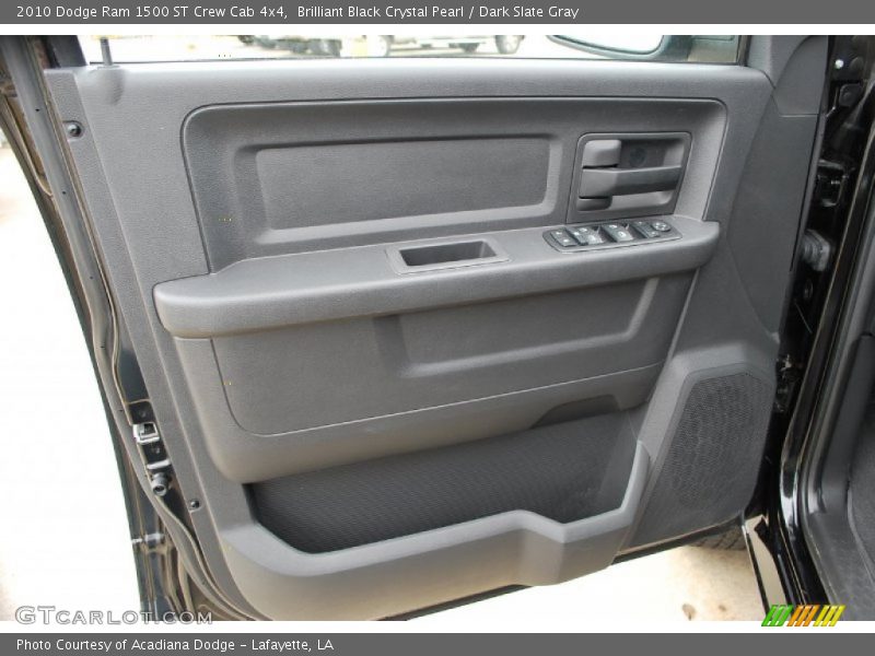 Brilliant Black Crystal Pearl / Dark Slate Gray 2010 Dodge Ram 1500 ST Crew Cab 4x4