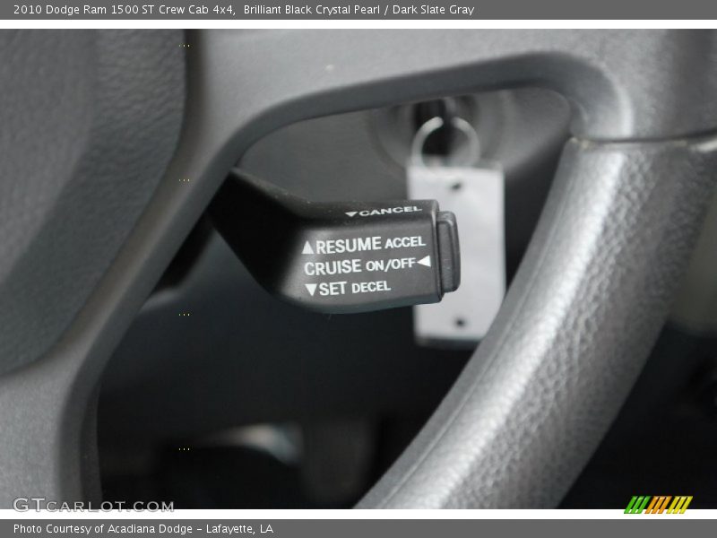 Brilliant Black Crystal Pearl / Dark Slate Gray 2010 Dodge Ram 1500 ST Crew Cab 4x4