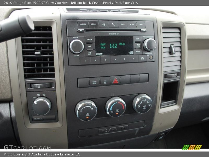 Brilliant Black Crystal Pearl / Dark Slate Gray 2010 Dodge Ram 1500 ST Crew Cab 4x4