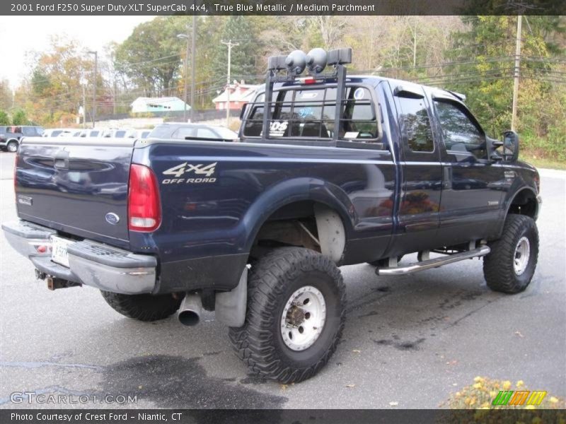  2001 F250 Super Duty XLT SuperCab 4x4 True Blue Metallic