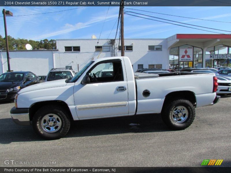 Summit White / Dark Charcoal 2004 Chevrolet Silverado 1500 Z71 Regular Cab 4x4