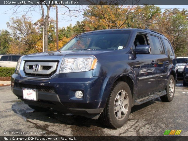 Bali Blue Pearl / Black 2009 Honda Pilot Touring 4WD