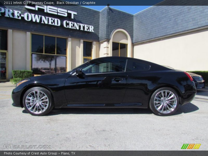 Black Obsidian / Graphite 2011 Infiniti G 37 Journey Coupe