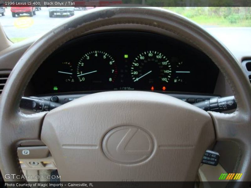 Black Onyx / Tan 1996 Lexus LS 400
