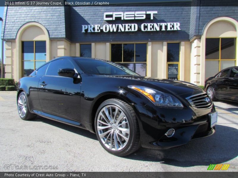 Black Obsidian / Graphite 2011 Infiniti G 37 Journey Coupe