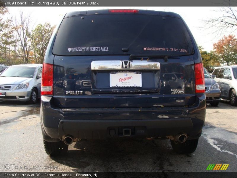 Bali Blue Pearl / Black 2009 Honda Pilot Touring 4WD