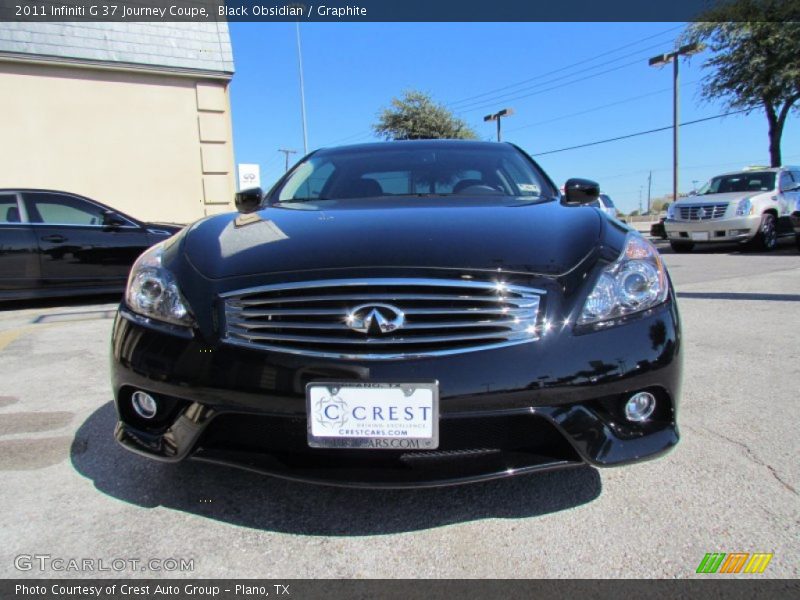 Black Obsidian / Graphite 2011 Infiniti G 37 Journey Coupe