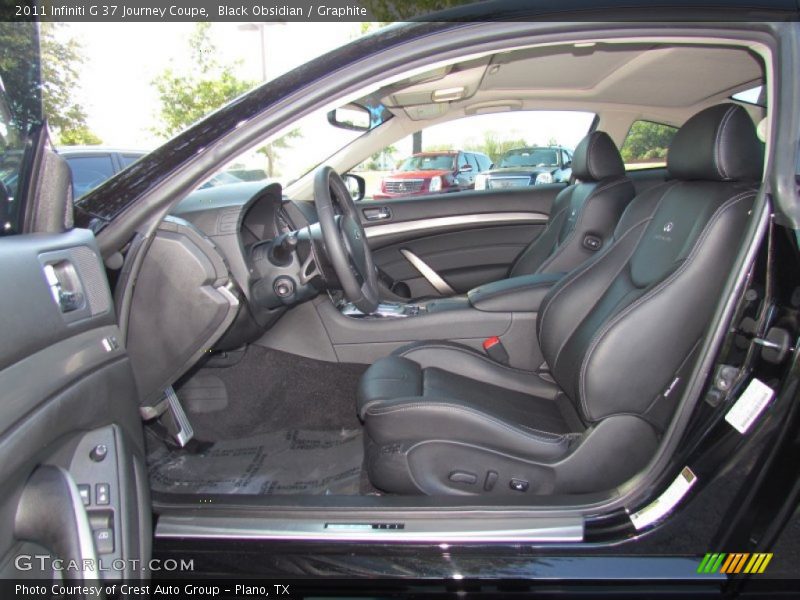  2011 G 37 Journey Coupe Graphite Interior