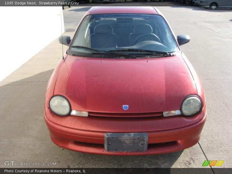 Strawberry Pearl / Grey 1995 Dodge Neon