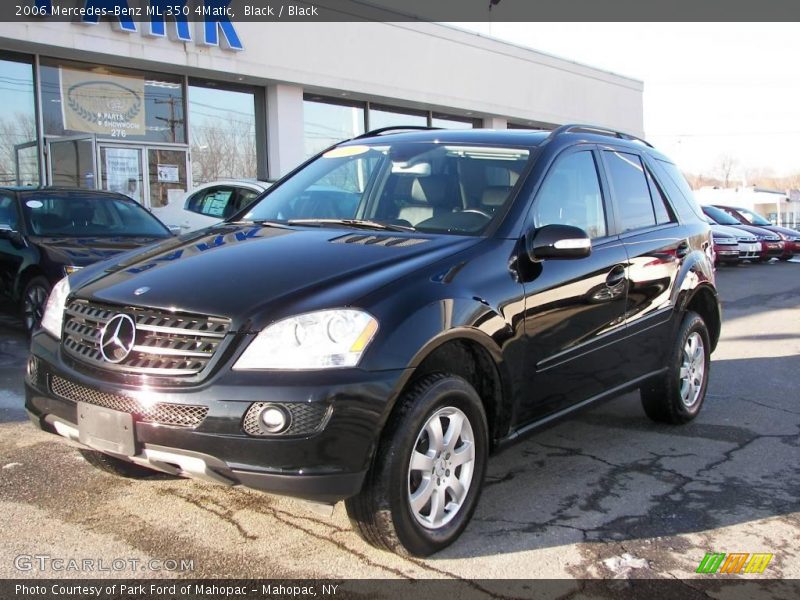 Black / Black 2006 Mercedes-Benz ML 350 4Matic