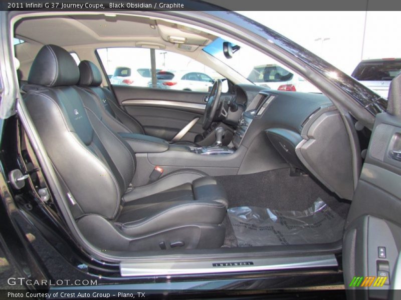  2011 G 37 Journey Coupe Graphite Interior