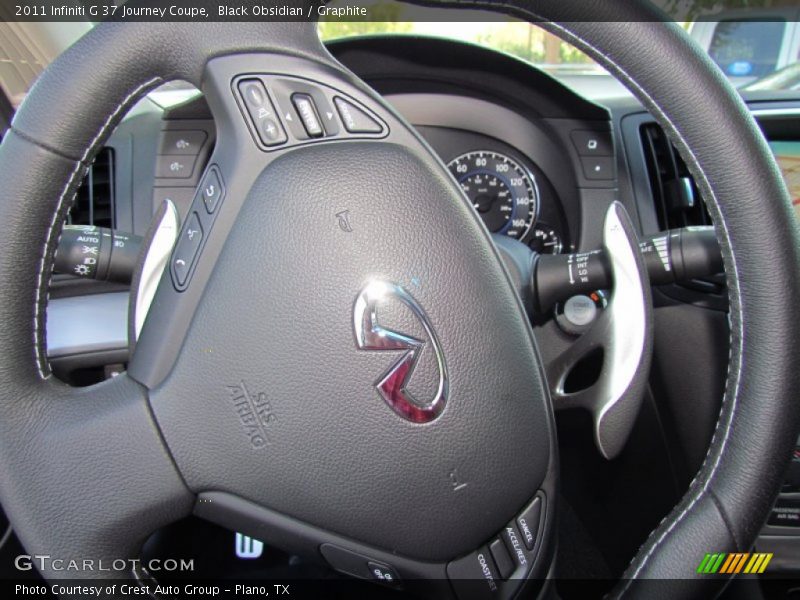Black Obsidian / Graphite 2011 Infiniti G 37 Journey Coupe