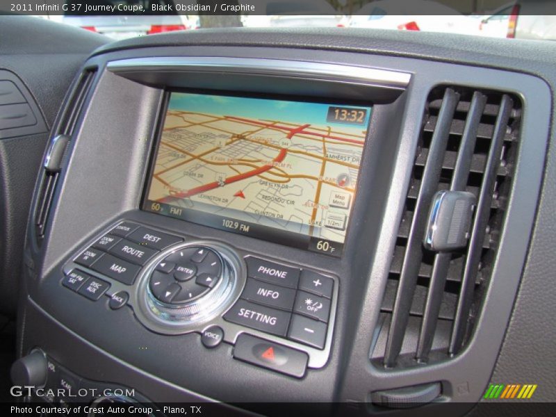 Navigation of 2011 G 37 Journey Coupe
