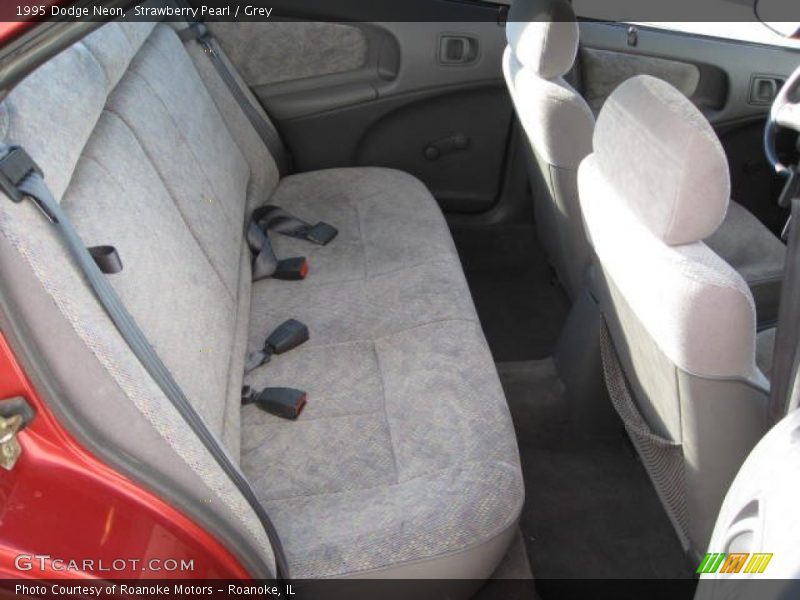 Strawberry Pearl / Grey 1995 Dodge Neon